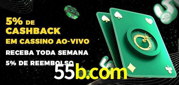 Promoções do cassino ao Vivo 55b.com